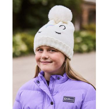Geborduurde Dublin Unicorn-oorbescherming voor kinderen Wit Geborduurde Dublin Unicorn-oorbescherming voor kinderen Wit