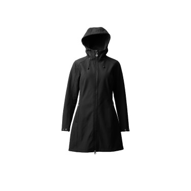 Lange verwarmde jas Jadine Horze winter Zwart Lange verwarmde jas Jadine Horze winter Zwart