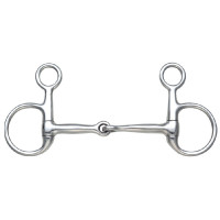 Mors Baucher enkele breuk Shires Roestvrij staal Mors Baucher enkele breuk Shires Roestvrij staal