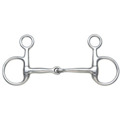 Mors Baucher Cheek Snaffle Shires Acier inoxydable