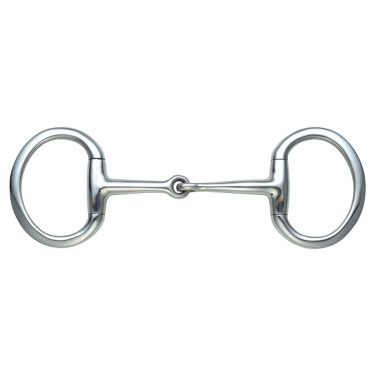 Mors à olives canons fins Shires Acier inoxydable
