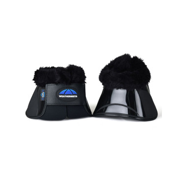 Bell boots met schapenvacht Weatherbeeta Tough-Tec Impact Fleece Trim Zwart / zwart Bell boots met schapenvacht Weatherbeeta Tough-Tec Impact Fleece Trim Zwart / zwart