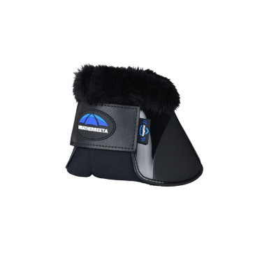Bell boots met schapenvacht Weatherbeeta Tough-Tec Impact Fleece Trim Zwart / zwart Bell boots met schapenvacht Weatherbeeta Tough-Tec Impact Fleece Trim Zwart / zwart