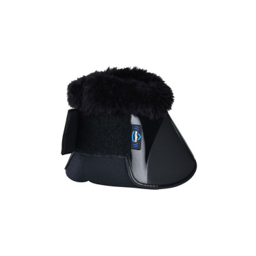 Bell boots met schapenvacht Weatherbeeta Tough-Tec Impact Fleece Trim Zwart / zwart Bell boots met schapenvacht Weatherbeeta Tough-Tec Impact Fleece Trim Zwart / zwart