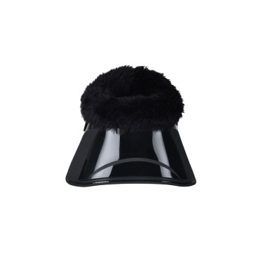 Bell boots met schapenvacht Weatherbeeta Tough-Tec Impact Fleece Trim Zwart / zwart Bell boots met schapenvacht Weatherbeeta Tough-Tec Impact Fleece Trim Zwart / zwart