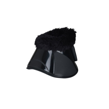 Bell boots met schapenvacht Weatherbeeta Tough-Tec Impact Fleece Trim Zwart / zwart Bell boots met schapenvacht Weatherbeeta Tough-Tec Impact Fleece Trim Zwart / zwart