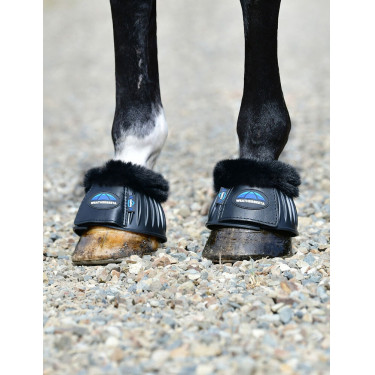 Rubberen springschoenen met schapenvacht WeatherBeeta Tough-Tec Prime Fleece Trim Zwart / zwart Rubberen springschoenen met schapenvacht WeatherBeeta Tough-Tec Prime Fleece Trim Zwart / zwart