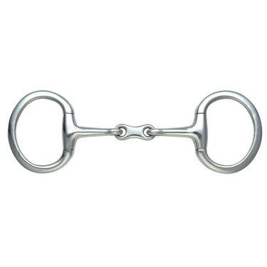Mors à olives 3 pièces double brisure Shires Acier inoxydable Mors à olives 3 pièces double brisure Shires Acier inoxydable