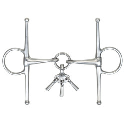 Mors à aiguilles avec clés Shires Acier inoxydable