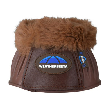 Rubberen springschoenen met schapenvacht WeatherBeeta Tough-Tec Prime Fleece Trim Bruin / bruin