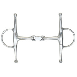 Mors à aiguilles double brisure Shires Acier inoxydable