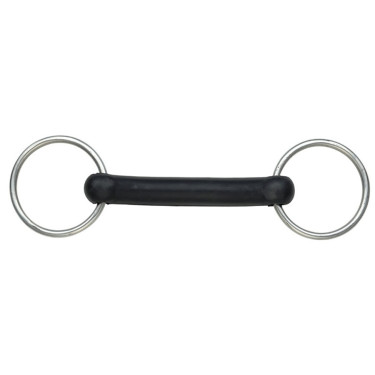 Mors cheval droit caoutchouc flexi Shires - Matériel d'équitation