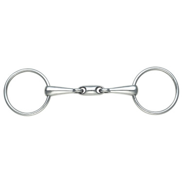 Mors simple 18 mm Lozenge Shires Acier inoxydable