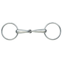 Eenvoudig bit met grote ringen Shires Roestvrij staal