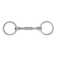 Mors Loose double brisure Ring Shires Acier inoxydable Mors Loose double brisure Ring Shires Acier inoxydable