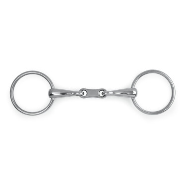 Mors Loose double brisure Ring Shires Acier inoxydable