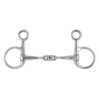 Mors Baucher Cheek Snaffle Lozenge Shires Acier inoxydable