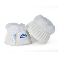 Rubberen springschoenen met schapenvacht WeatherBeeta Tough-Tec Prime Fleece Trim Wit / wit