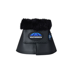 Weatherbeeta Tough-Tec strijklappen met fleece rand Zwart