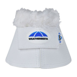 Weatherbeeta Tough-Tec strijklappen met fleece rand Wit