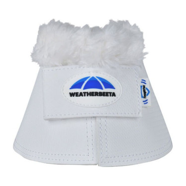 Weatherbeeta Tough-Tec strijklappen met fleece rand Wit
