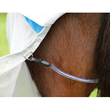 Weatherbeeta ComFiTec Dual Shield waterdichte en vliegenwerende deken met afneembare hals Blauw / grijs Weatherbeeta ComFiTec Dual Shield waterdichte en vliegenwerende deken met afneembare hals Blauw / grijs