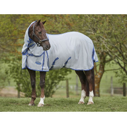 Vliegendeken WeatherBeeta ComFiTec Airflow II met afneembare hals Grijs / blauw / grijs