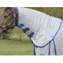 Vliegendeken WeatherBeeta ComFiTec Airflow II met afneembare hals Grijs / blauw / grijs