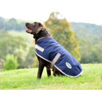 Couverture chien Weatherbeeta ComFiTec Essential Marine / argent / rouge Bleu Couverture chien Weatherbeeta ComFiTec Essential Marine / argent / rouge Bleu