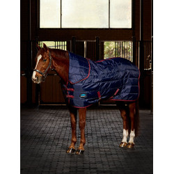 Staldeken Weatherbeeta ComFiTec 210D Channel 100g combo Marine / bordeaux