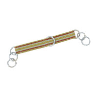 Elastische gourmette Shires Grijs / rood