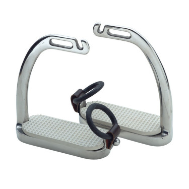 Etriers Fillis Peacock Shires Acier inoxydable
