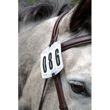 Shires wedstrijdnummer kit Wit Shires wedstrijdnummer kit Wit