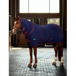 Couverture séchante Weatherbeeta antistatique en polaire combo Marine / bourgogne