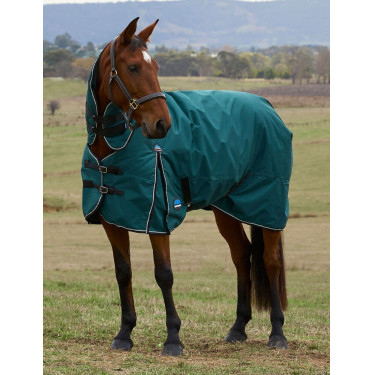 Couverture Weatherbeeta ComFiTec Classic Turnout combo 220g Vert forêt / noir Couverture Weatherbeeta ComFiTec Classic Turnout combo 220g Vert forêt / noir
