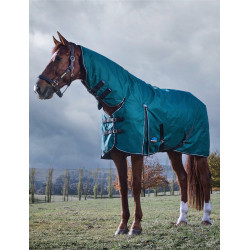 Couverture Weatherbeeta ComFiTec Classic Turnout combo 220g Vert forêt / noir