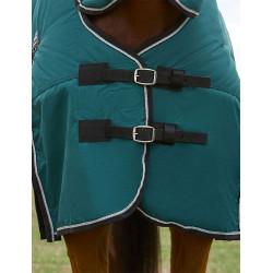 Couverture Weatherbeeta ComFiTec Classic Turnout combo 220g Vert forêt / noir