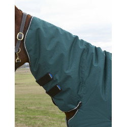 Couverture Weatherbeeta ComFiTec Classic Turnout combo 50g Vert forêt / noir