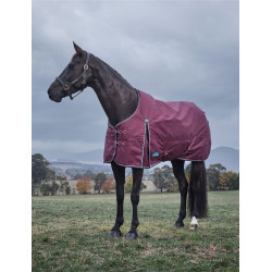 Couverture Weatherbeeta ComFiTec Essential Turnout 220g Bourgogne / marine