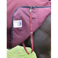 Couverture Weatherbeeta ComFiTec Essential Turnout 220g Bourgogne / marine
