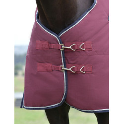 Couverture Weatherbeeta ComFiTec Essential Turnout 220g Bourgogne / marine