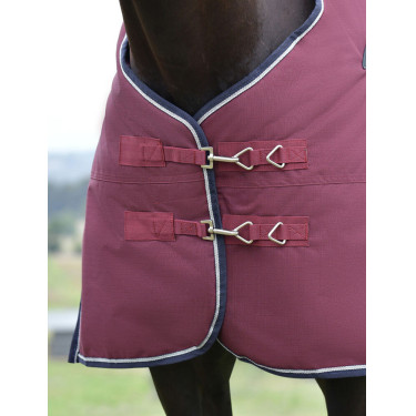 Couverture Weatherbeeta ComFiTec Essential Turnout 220g Bourgogne / marine Couverture Weatherbeeta ComFiTec Essential Turnout 220g Bourgogne / marine