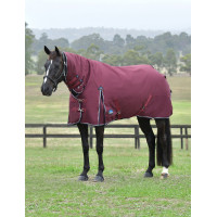 Couverture Weatherbeeta ComFiTec Essential Turnout 220g combo Bourgogne / marine Couverture Weatherbeeta ComFiTec Essential Turnout 220g combo Bourgogne / marine
