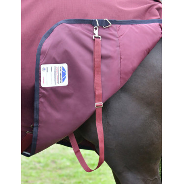 Couverture Weatherbeeta ComFiTec Essential Turnout 220g combo Bourgogne / marine Couverture Weatherbeeta ComFiTec Essential Turnout 220g combo Bourgogne / marine