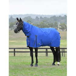 Couverture Weatherbeeta ComFiTec Essential Turnout 220g combo Cobalt / noir Bleu