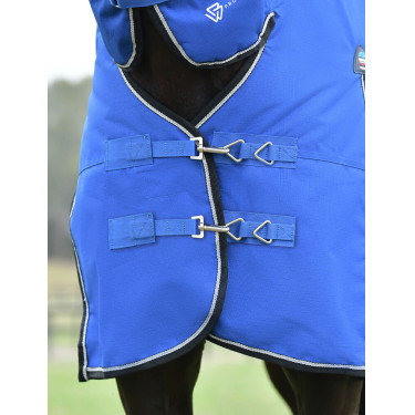 Couverture Weatherbeeta ComFiTec Essential Turnout 220g combo Cobalt / noir Bleu