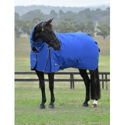 Couverture Weatherbeeta ComFiTec Essential Turnout 220g combo Cobalt / noir Bleu
