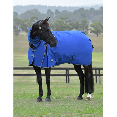 Couverture Weatherbeeta ComFiTec Essential Turnout 220g combo Cobalt / noir Bleu