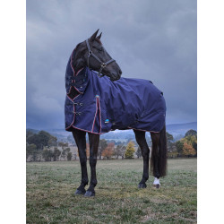 Deken Weatherbeeta ComFiTec Essential Turnout 220g combo Marine / bordeaux Marineblauw Deken Weatherbeeta ComFiTec Essential Turnout 220g combo Marine / bordeaux Marineblauw