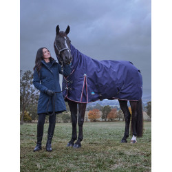 Deken Weatherbeeta ComFiTec Essential Turnout 220g combo Marine / bordeaux Marineblauw Deken Weatherbeeta ComFiTec Essential Turnout 220g combo Marine / bordeaux Marineblauw